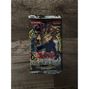 VTG Sealed 1st Edition Yu Gi Oh Invasion of Chaos Pack HTF